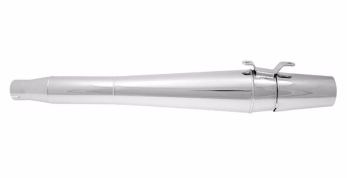 Thunderheader Chrome Slip On Exhaust Pipe Muffler Harley Dyna FLD FXDL 12-17