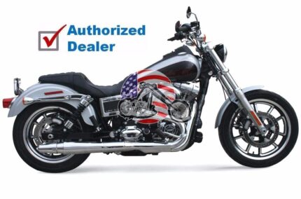 Thunderheader Chrome Slip On Exhaust Pipe Muffler Harley Dyna FLD FXDL 12-17