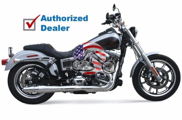 Thunderheader Chrome Slip On Exhaust Pipe Muffler Harley Dyna FLD FXDL 12-17