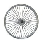 Ultima Chrome 21 3.5 48 Fat King Spoke Front Wheel Rim Harley Touring Dual Disc