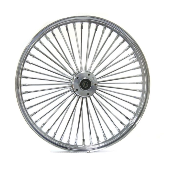 Ultima Chrome 21 3.5 48 Fat King Spoke Front Wheel Rim Harley Touring Dual Disc