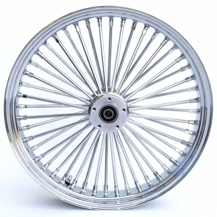 Ultima Chrome 21 3.5 48 Fat King Spoke Front Wheel Rim Harley Touring Dual Disc