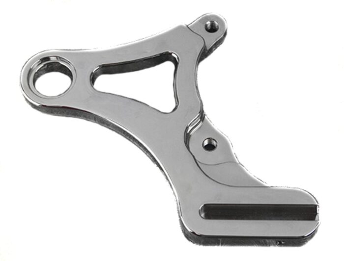 Ultima Polished Rear Brake Caliper Hanger Bracket Harley Softail FX FL 1987-1999
