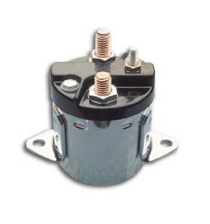 Volt Tech Chrome 5 Five Speed Starter Solenoid Sealed Harley Shovelhead Evo BT