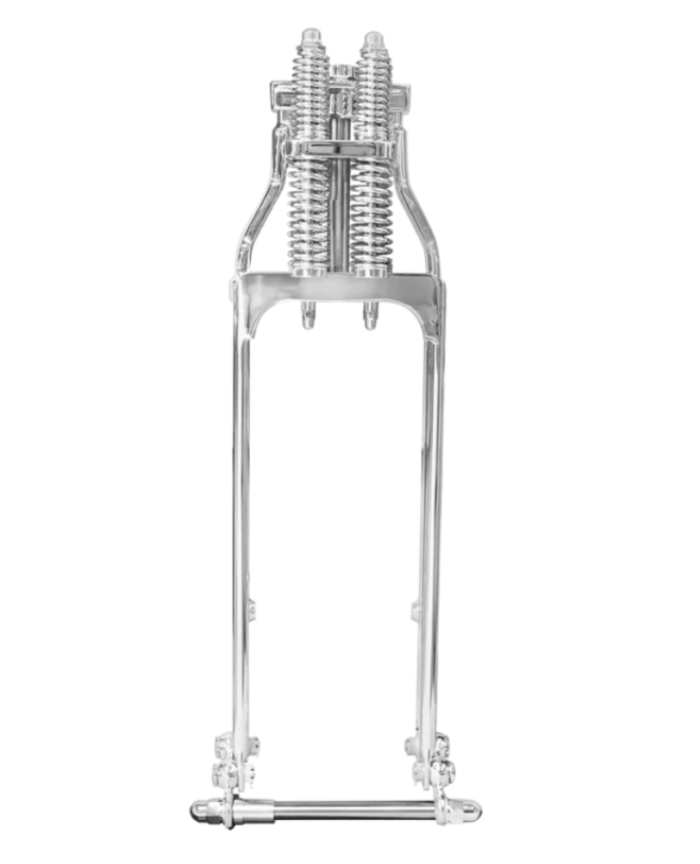 20" DNA 2" Under Chrome Springer Front End With Axle Kit Harley Chopper Bobber