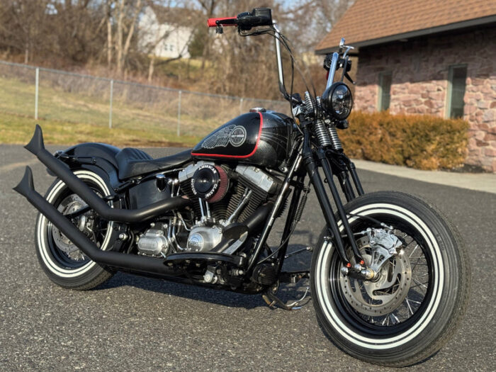 2015 Harley-Davidson Softail Slim FLS 103" 6-Speed Custom Springer Bobber Build!! $12,995 (Copy)