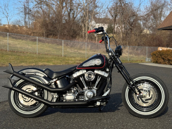 2015 Harley-Davidson Softail Slim FLS 103" 6-Speed Custom Springer Bobber Build!! $12,995 (Copy)