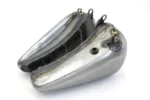 3.5 Gallon Flatside Bobbed Fuel Split Gas Tank Shift Lever 84-99 Harley Softail