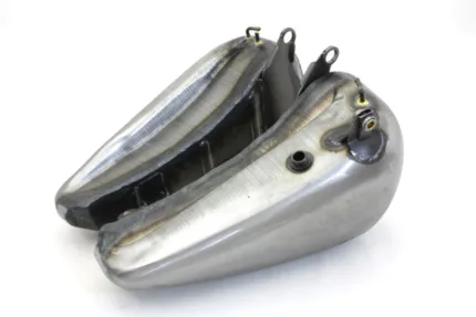 3.5 Gallon Flatside Bobbed Fuel Split Gas Tank Shift Lever 84-99 Harley Softail