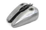 3.5 Gallon Flatside Bobbed Fuel Split Gas Tank Shift Lever 84-99 Harley Softail