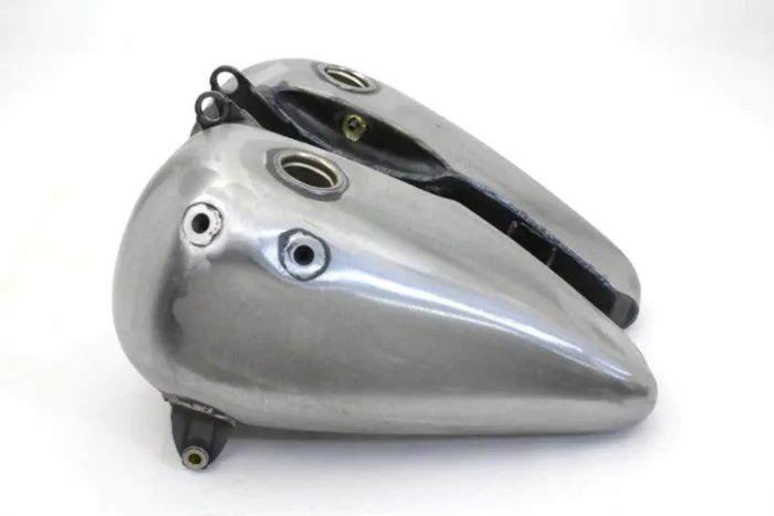 3.5 Gallon Flatside Bobbed Fuel Split Gas Tank Shift Lever 84-99 Harley Softail