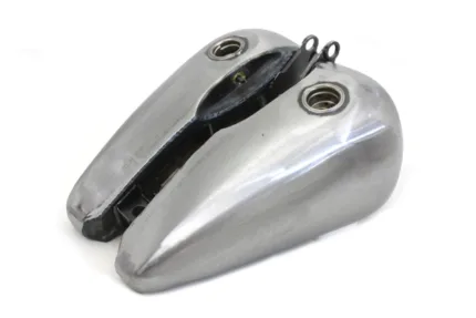3.5 Gallon Flatside Bobbed Fuel Split Gas Tank Shift Lever 84-99 Harley Softail