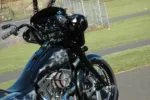4" Windvest Black Replacement Screen Batwing Windshield Harley Touring Bagger