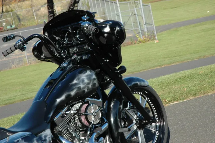 4" Windvest Black Replacement Screen Batwing Windshield Harley Touring Bagger
