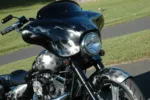 4" Windvest Black Replacement Screen Batwing Windshield Harley Touring Bagger