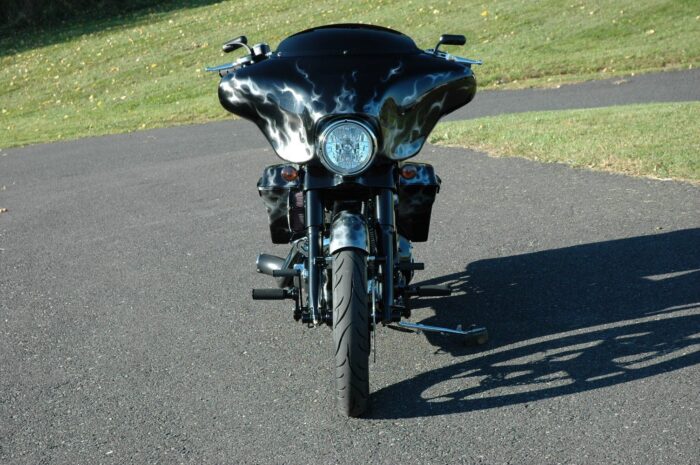 4" Windvest Black Replacement Screen Batwing Windshield Harley Touring Bagger