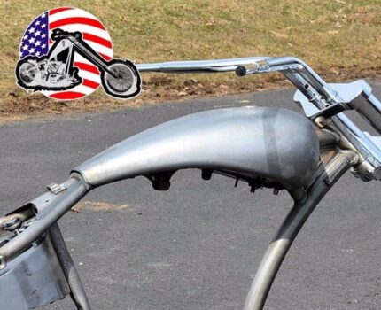 5" Custom Stretched Super Cruiser Pro-Street Chopper Bobber Gas Fuel Tank Harley