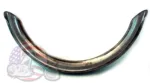 5" Steel Ribbed Rear Fender Raw Rolled Edge Harley Chopper Bobber Custom Rigid