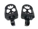 ACM Black Aluminum MX Motorcycle Platform Foot Peg Harley Dyna Sportster Softail