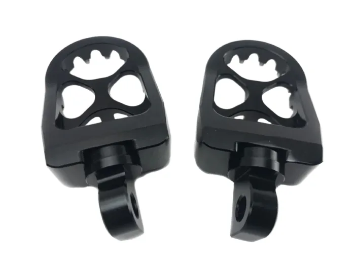 ACM Black Aluminum MX Motorcycle Platform Foot Peg Harley Dyna Sportster Softail