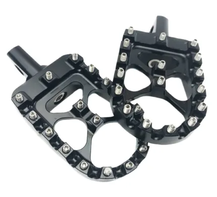 ACM Black Aluminum MX Motorcycle Platform Foot Peg Harley Dyna Sportster Softail
