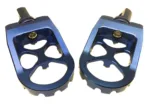 ACM Blue Aluminum MX Motorcycle Platform Foot Peg Harley Dyna Sportster Softail