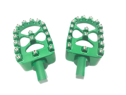 ACM Green Aluminum MX Motorcycle Platform Foot Peg Harley Dyna Sportster Softail