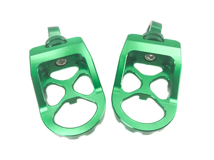 ACM Green Aluminum MX Motorcycle Platform Foot Peg Harley Dyna Sportster Softail