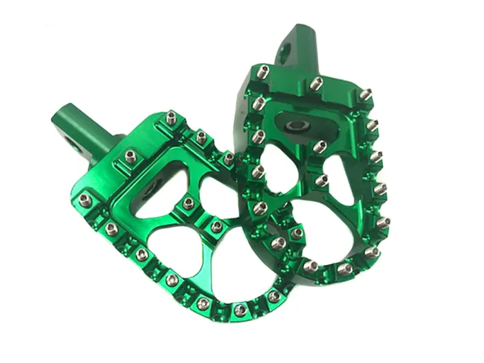 ACM Green Aluminum MX Motorcycle Platform Foot Peg Harley Dyna Sportster Softail