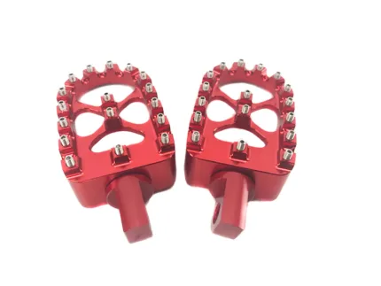 ACM Red Aluminum MX Motorcycle Platform Foot Pegs Harley Dyna Sportster Softail