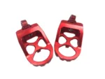 ACM Red Aluminum MX Motorcycle Platform Foot Pegs Harley Dyna Sportster Softail