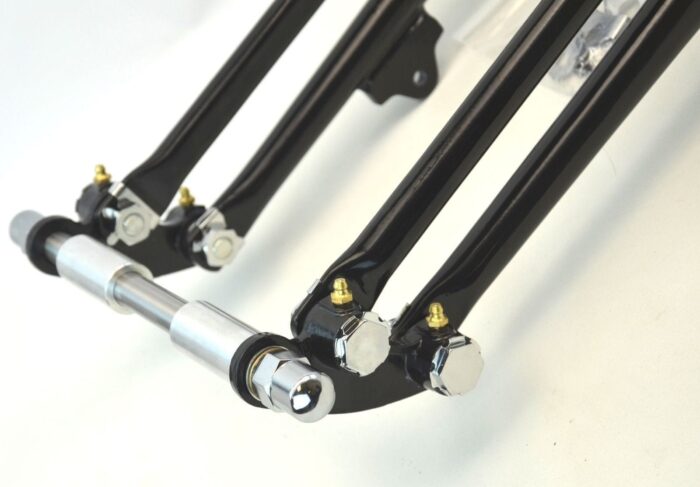 Antique Vintage Replica Black 24" 4" Over Stock Springer Fork Front End FXST