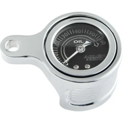 Arlen Ness Chrome Rocker Oil Pressure Gauge Kit Harley M8 Softail Touring 17+