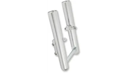 Arlen Ness Smooth Dual Disc Hot Legs Fork Lower Chrome Harley Touring 2014+