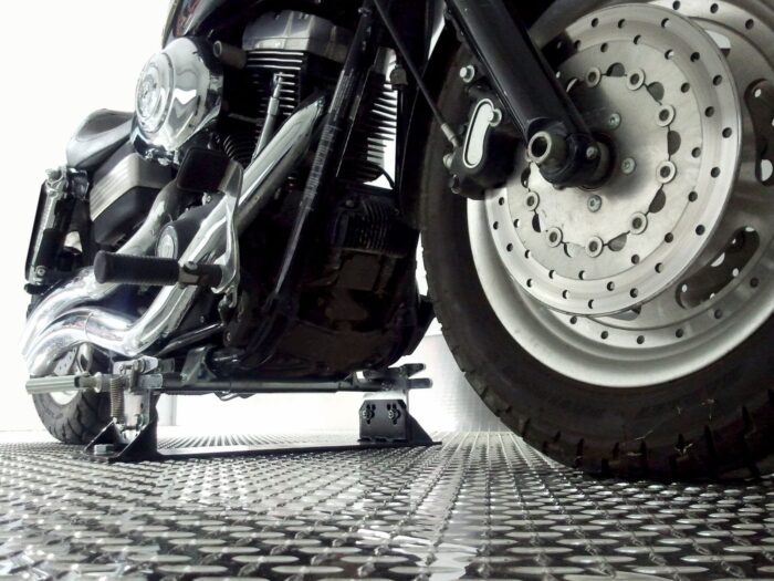 B&W MC2301 Biker Bar Strapless Motorcycle Removable Clamp Bar Touring Harley