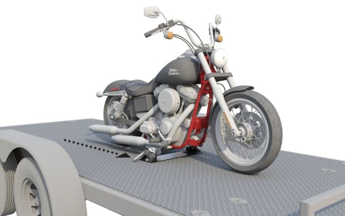 B&W MC2301 Biker Bar Strapless Motorcycle Removable Clamp Bar Touring Harley