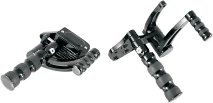 BDL GMA Black Forward Foot Controls Harley Custom Softail Chopper Evo 1986-1999