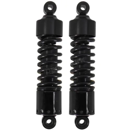 Black 12" Rear Shocks Suspension Pair 54509-73 Harley 73-86 Shovelhead Big Twin