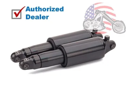 Black Arnott Ultimate Rebound Air Ride Suspension Shocks Kit Harley V-Rod 07-17