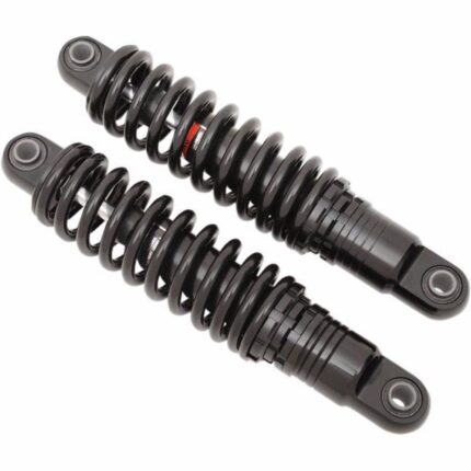 Black Nitrogen 13" Rear Coil Overs Shocks Ride Adjustable Harley Dyna 1991-2017
