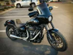 Black Road Warrior Fairing 9" Dark Smoke Windshield Kit Harley Low Rider S 2020
