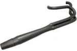 Black Thunderheader 2 into 1 Exhaust System Pipe 87-94 Harley FXR Mid Controls