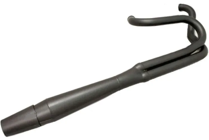 Black Thunderheader 2 into 1 Exhaust System Pipe 87-94 Harley FXR Mid Controls