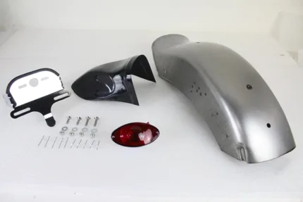Bobbed Rear Fender Kit Taillight Fender Strut Harley Ironhead Sportster EVO