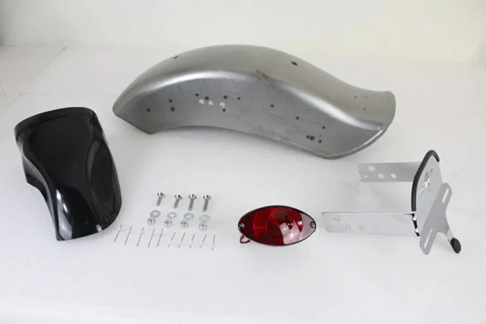 Bobbed Rear Fender Kit Taillight Fender Strut Harley Ironhead Sportster EVO