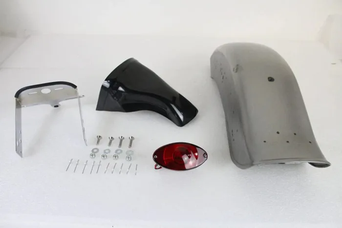 Bobbed Rear Fender Kit Taillight Fender Strut Harley Ironhead Sportster EVO