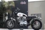 Burly Brand Black 13 Stiletto Lifted Shocks Harley Sportster Café Scrambler 86Up