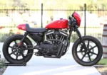 Burly Brand Black 13 Stiletto Lifted Shocks Harley Sportster Café Scrambler 86Up