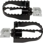 Burly Brand Black MX Style Rider Driver Foot Pegs Footpegs Harley Softail 18+ M8