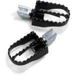 Burly Brand Black MX Style Rider Driver Foot Pegs Footpegs Harley Softail 18+ M8